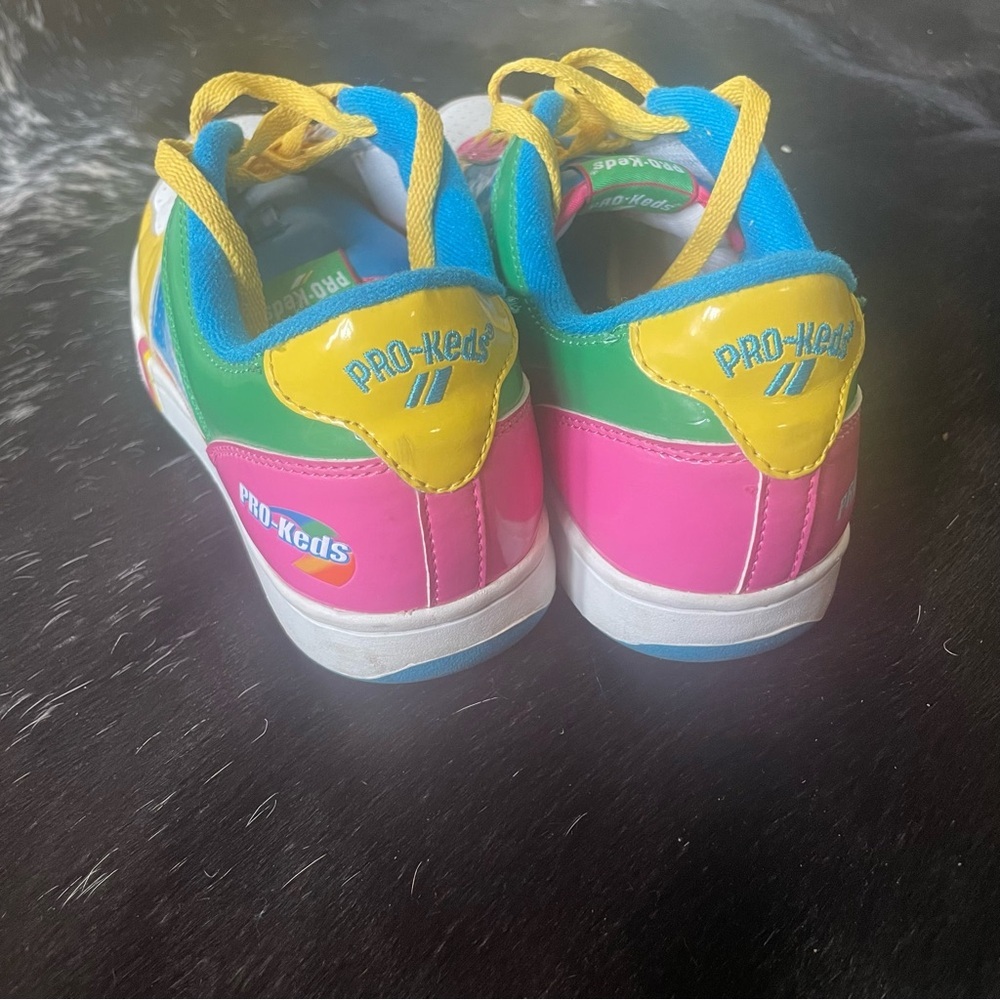 PRO-Keds Royal Court Mens Sneaker Size 10 Rare PM1407 Skittles edition! - Picture 5 of 9